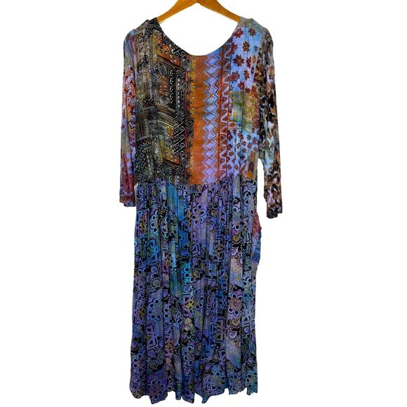 URU rayon dress‎ hand dyed - Picture 2 of 13
